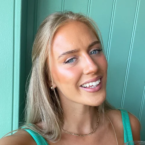Hattie Wadeson smiling in a green top